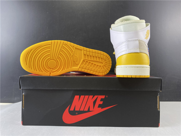 Air Jordan 1 x Off-White NRG White/Dark Powder Yellow-Cone AQ0818-149