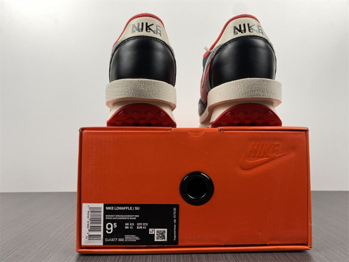 sacai x Undercover x LDWaffle ‘Midnight Spruce University Red’ DJ4877-300