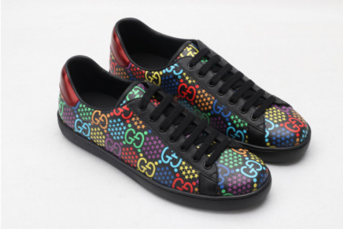 G*u*i ace embroidered low-top sneaker 610085 h2020 1110