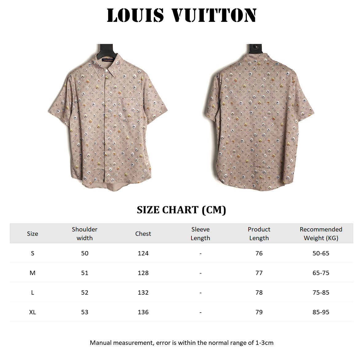 L0vis Vvtt0n 26ss Short-sleeved Shirts Suit