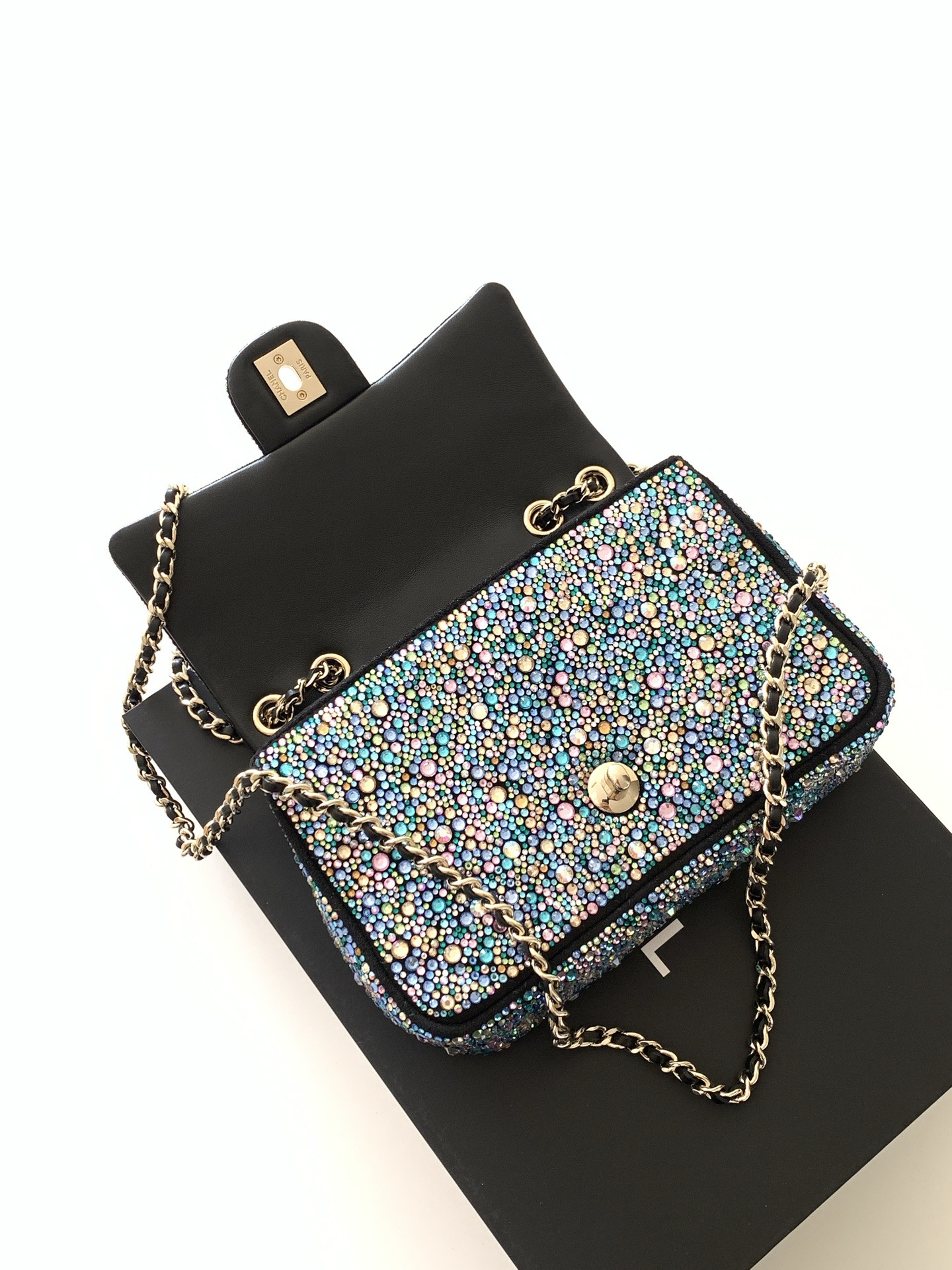 Ch**el Flap Bag 13x21x8cm