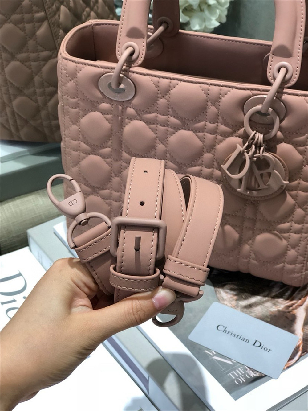 Medium Lady D10r Bag  9.5 x 8 x 4.5 inches