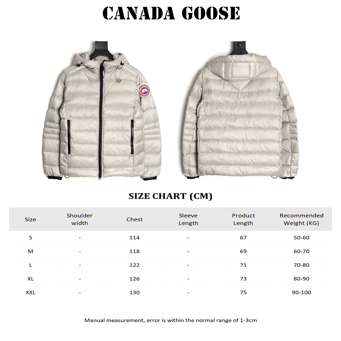 Can*a G00se Short Puffer jacket