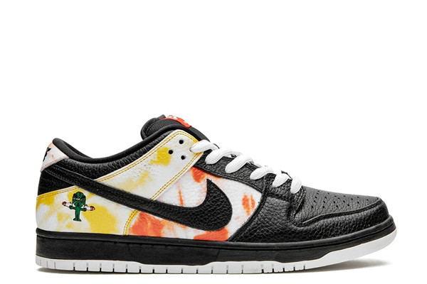 UA NIKE SB DUNK LOW PRO QS RAYGUN TIE-DYE BLACK