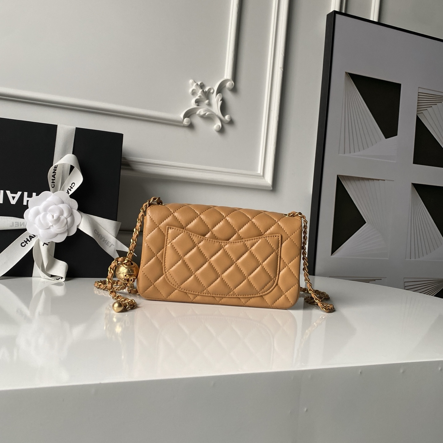 Ch**el MINI FLAP BAG 12×20×6 cm