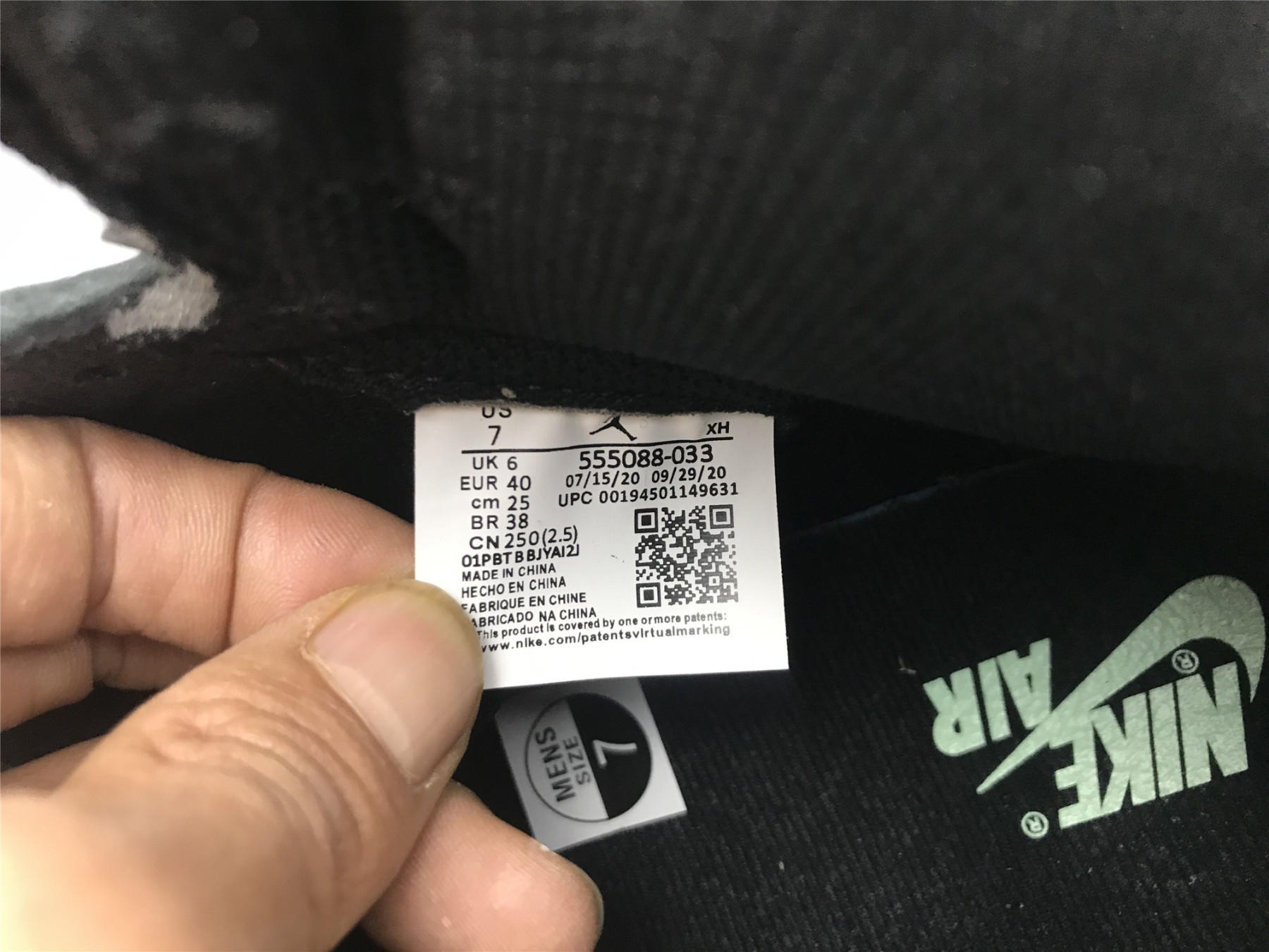 UA AIR JORDAN 1 RETRO HIGH OG 