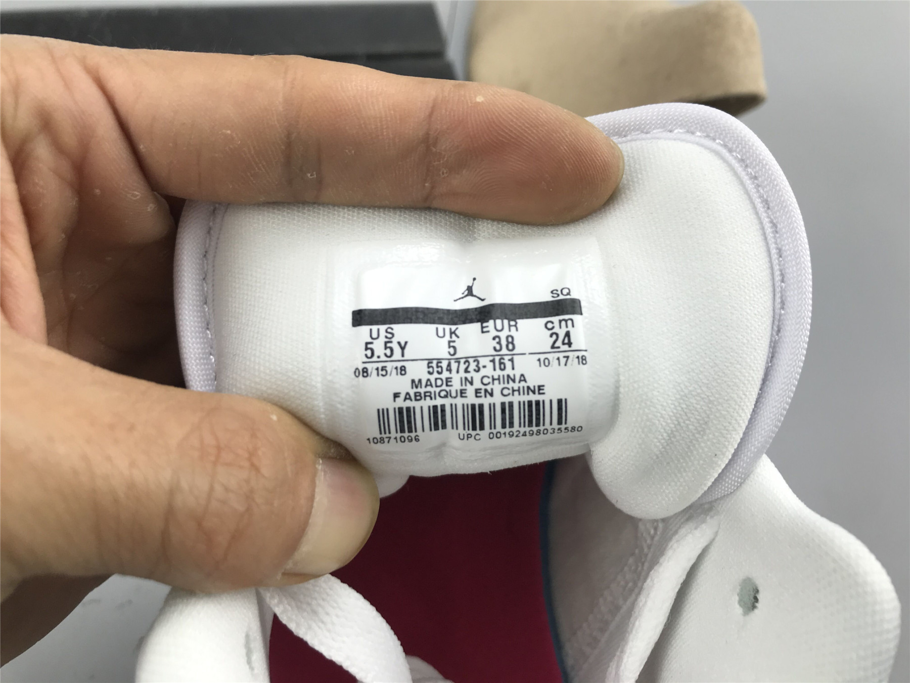 UA AIR JORDAN 1 LOW GS 