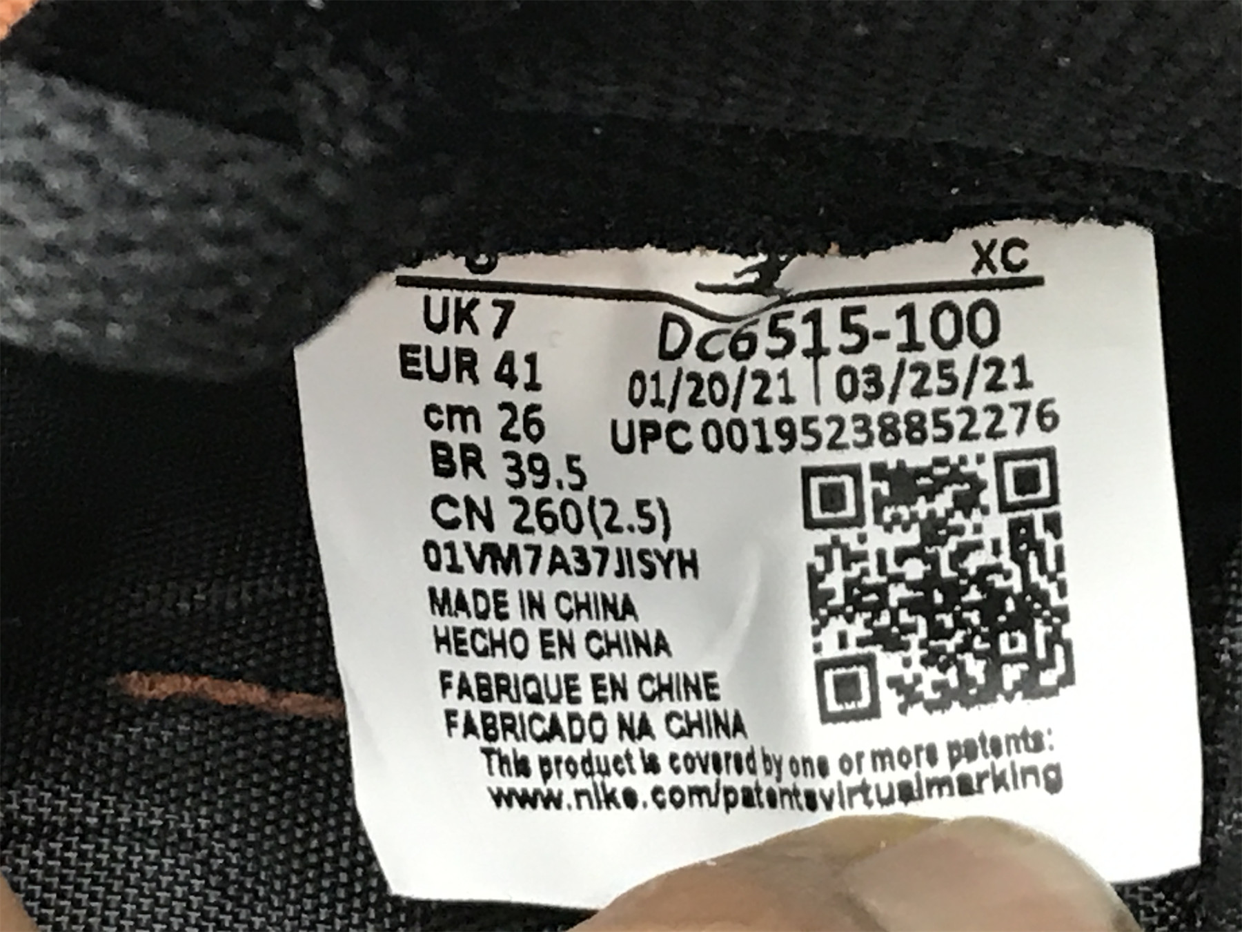 UA AIR JORDAN 1 RETRO HIGH OG 