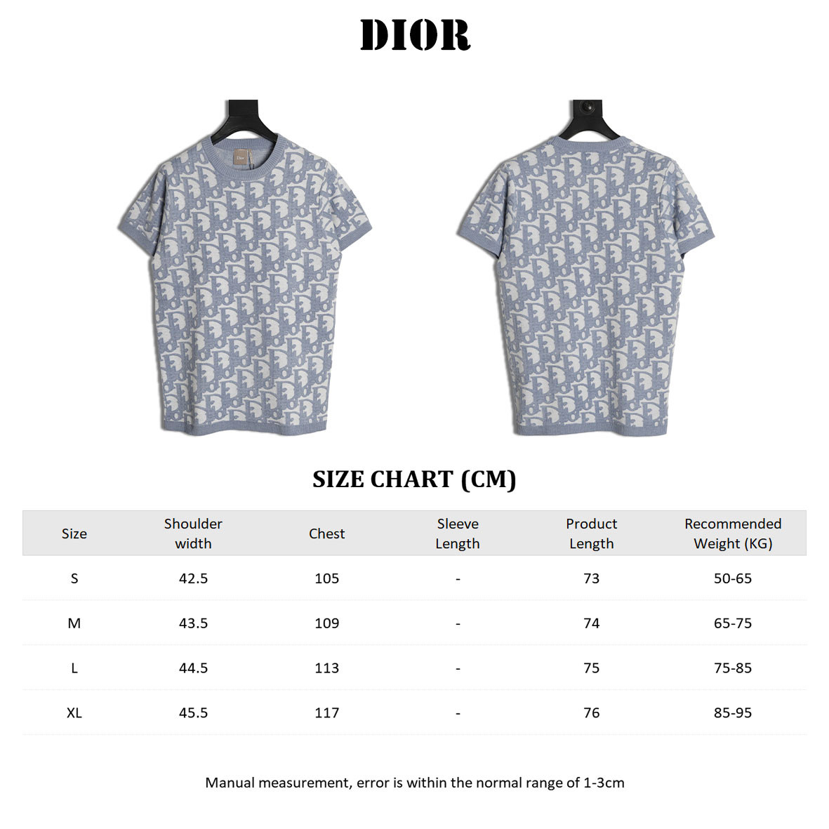 D10r Knitting Short-sleeved T-shirt
