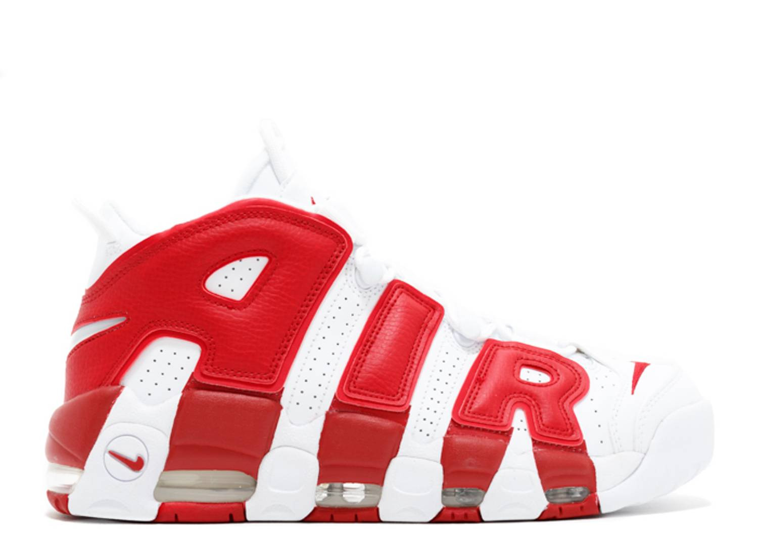 UA NIKE AIR MORE UPTEMPO 'WHITE RED'