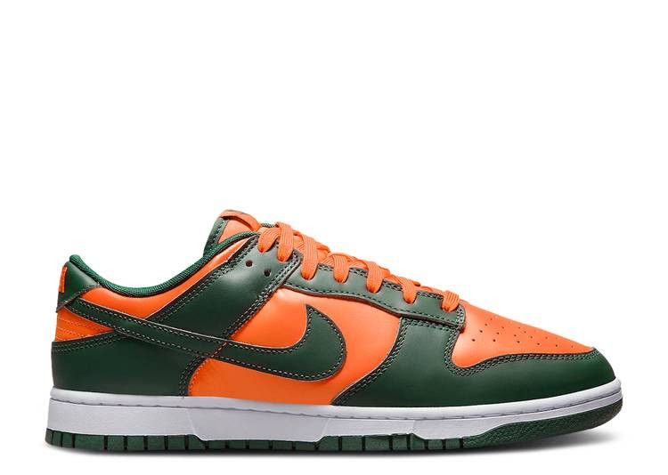 UA NIKE DUNK LOW 'MIAMI HURRICANES'