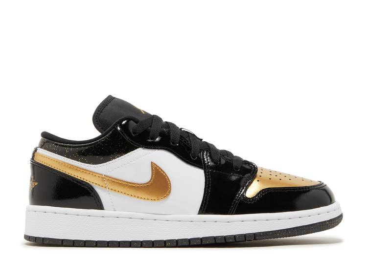 UA AIR JORDAN 1 LOW SE GS 'GOLD TOE'
