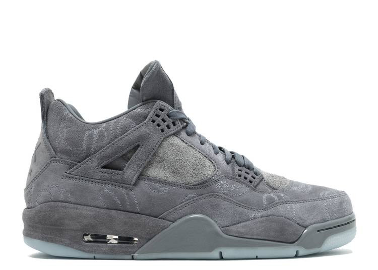 UA AIR JORDAN 4 RETRO KAWS "COOL GREY"