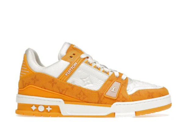 ua lv trainer yellow monogram De*1m white