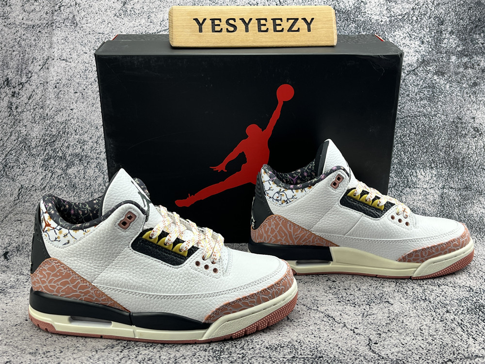UA AIR JORDAN 3 RETRO GS 'VINTAGE FLORAL'