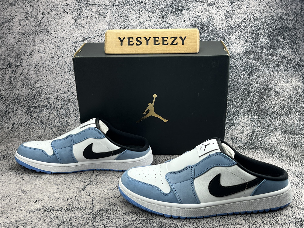 UA AIR JORDAN MULE GOLF UNIVERSITY BLUE NOW AVAILABLE