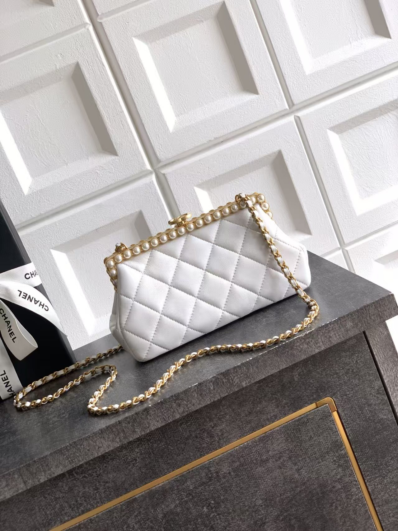 Ch**el Clutch AS5912 10x20x7cm