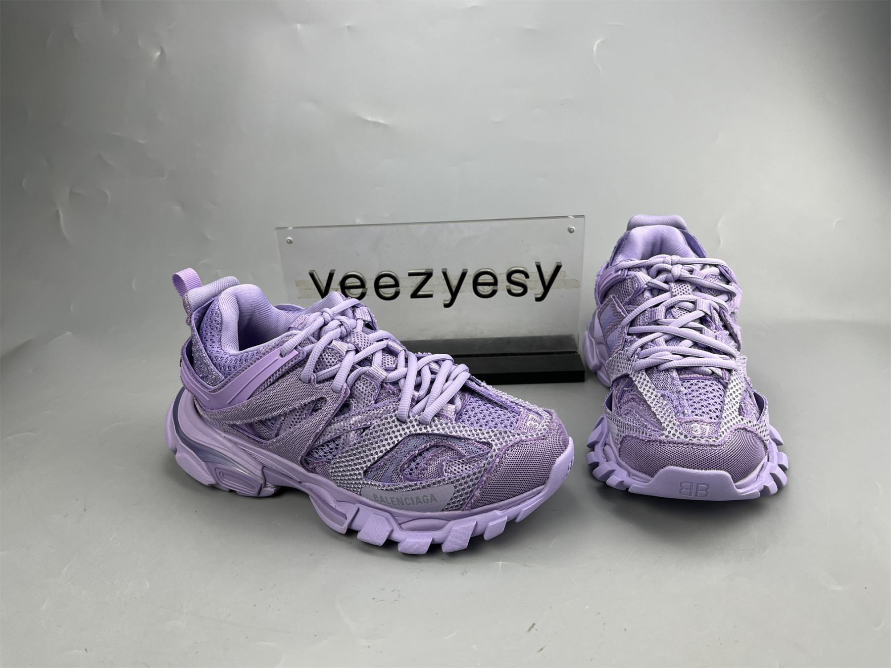 UA TRACK LILAC BLACK