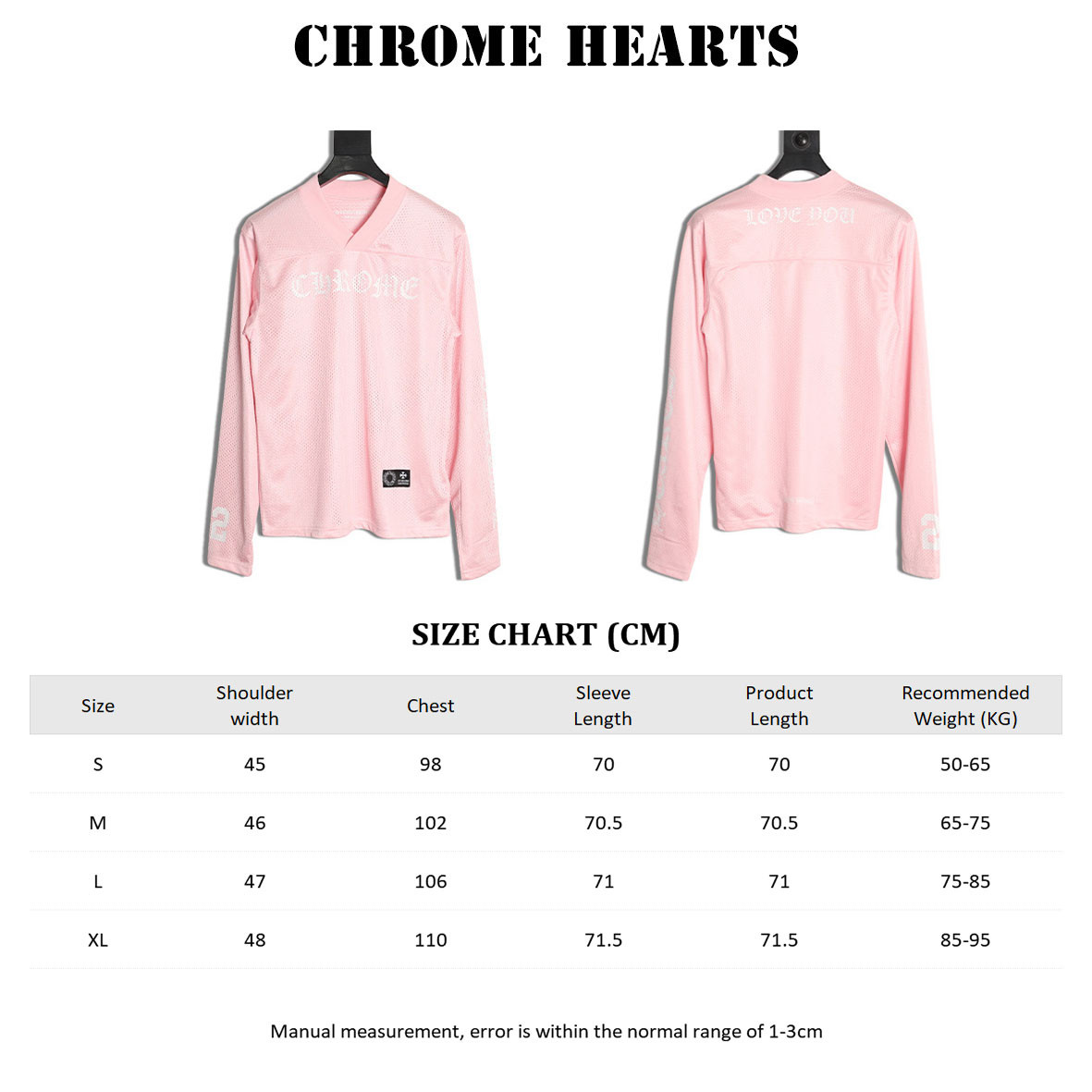 Ch*0me He**ts 25FW Long-sleeved T-shirt