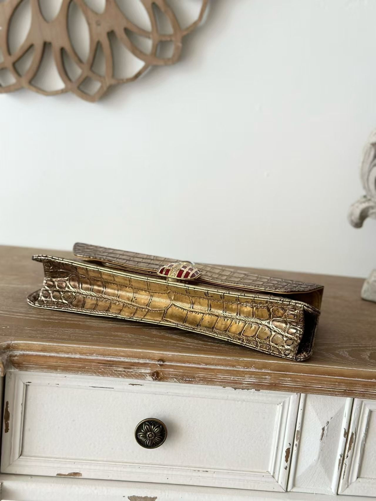 Ch**el Clutch Bag 30x13x14cm