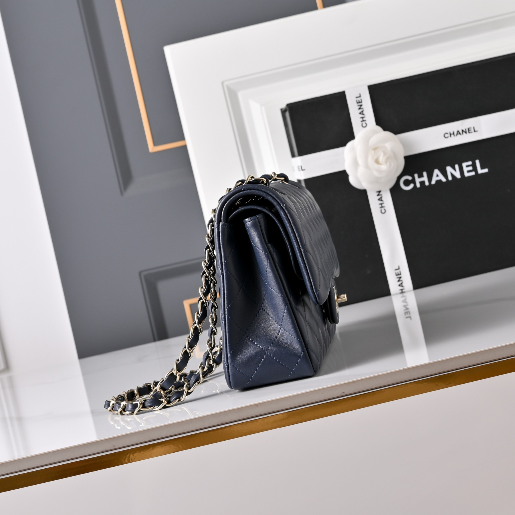 Ch**el Classic Flap Handbag A01112 15.5x25.5x6cm