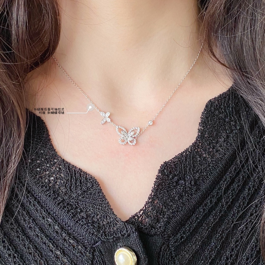 Graff D1am0nd Butterfly Necklace