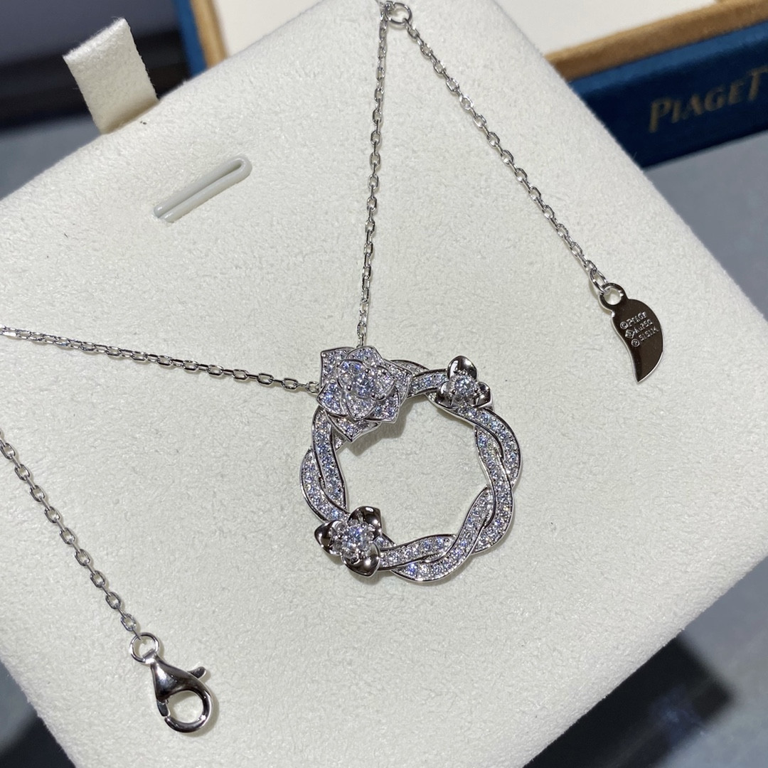 Piaget rose hoop Necklace