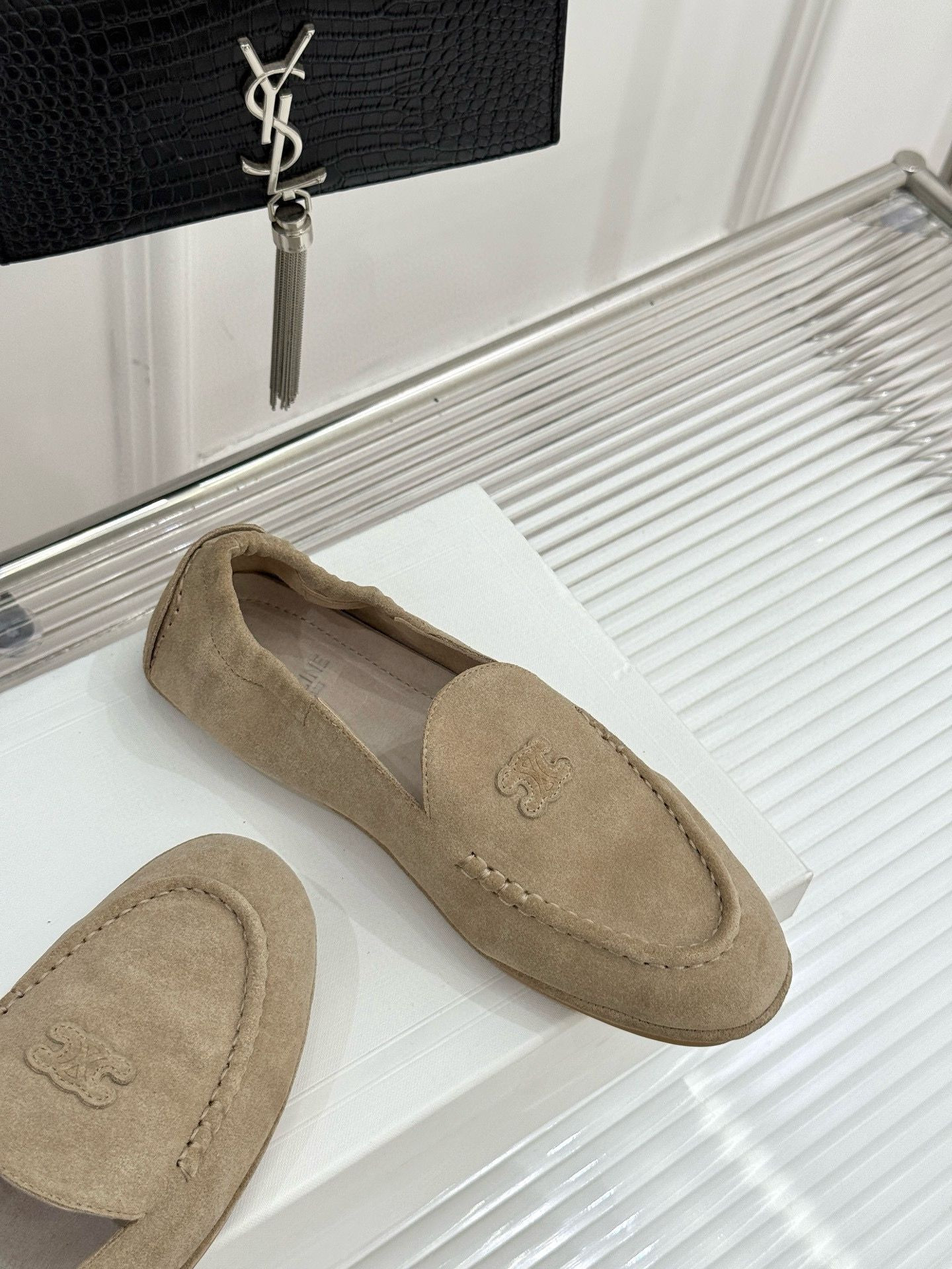 UA Ce1i*e Adam Loafer In Suede Calfskin