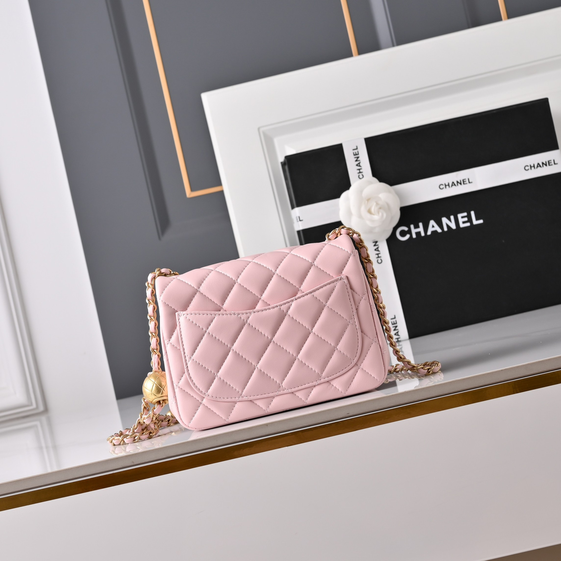 Ch**el Mini Flap Bag AS1786 13.5x17x8cm