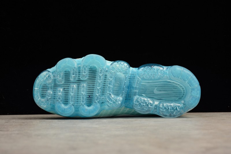 UA Nike Air Vapormax Flyknit Glacier Blue White Shoes