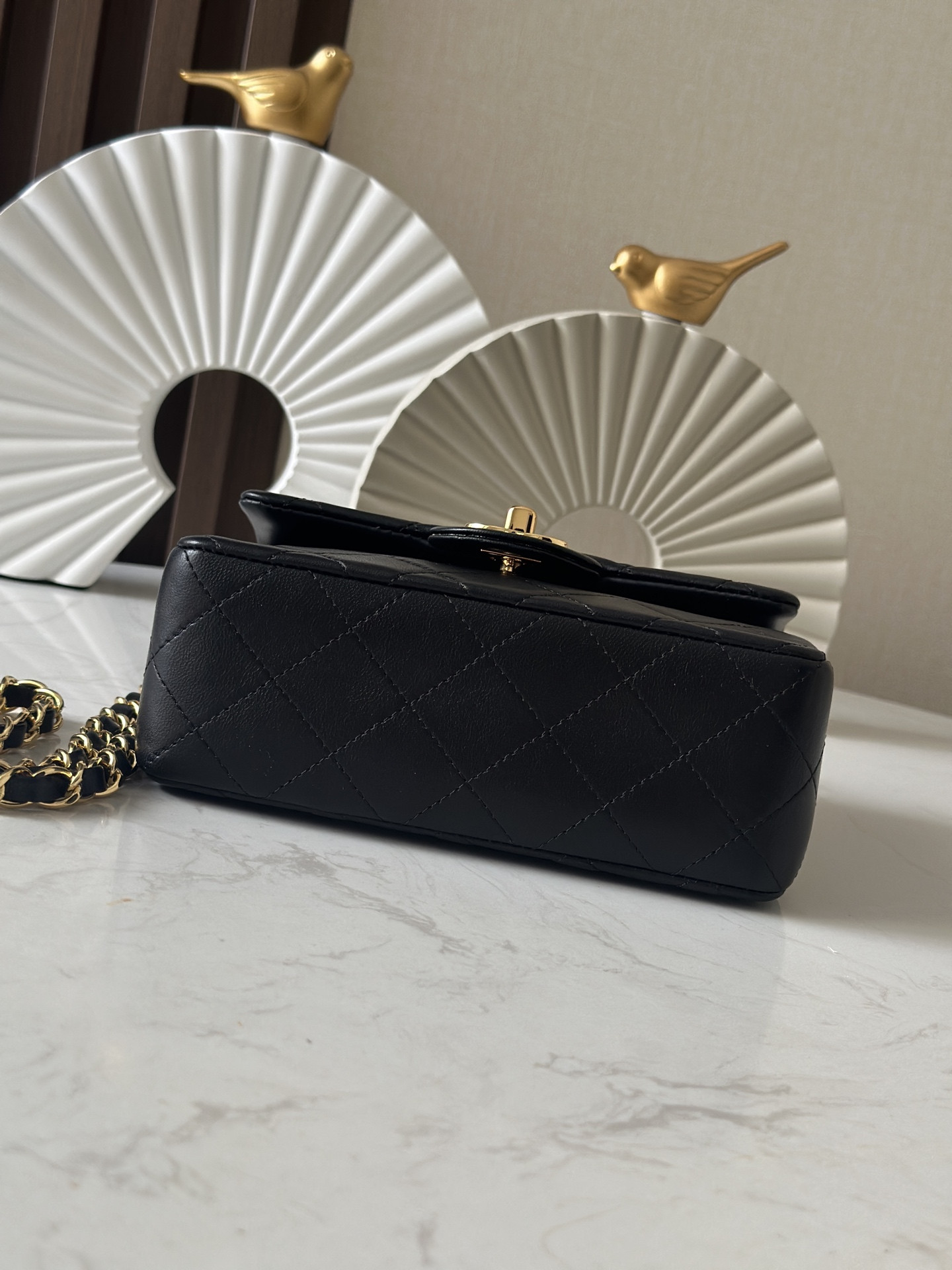 Ch**el Mini Square Flap Bag 17.5cm