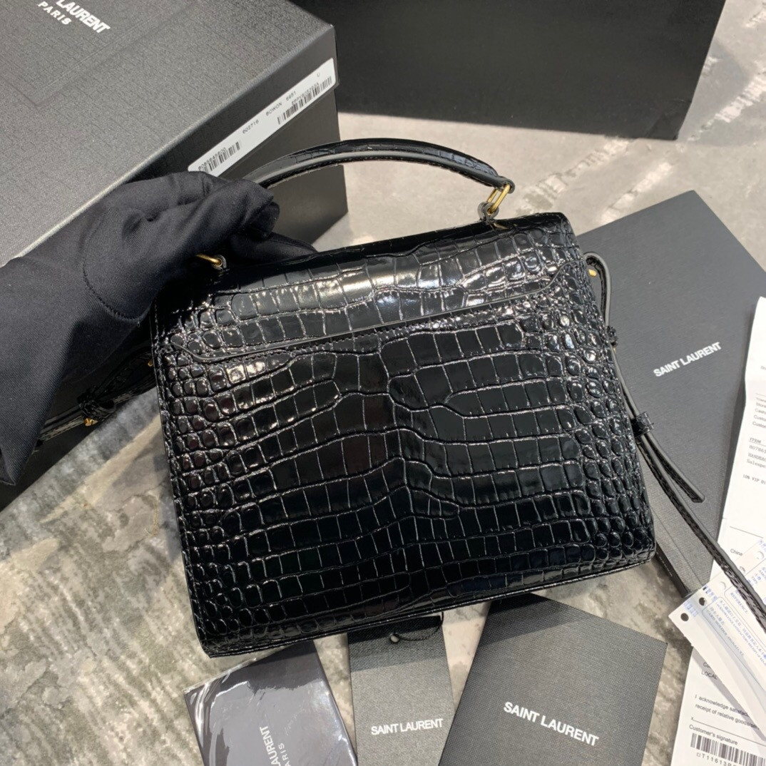 Small Y51 Cassandra Monogra Clasp Bag
