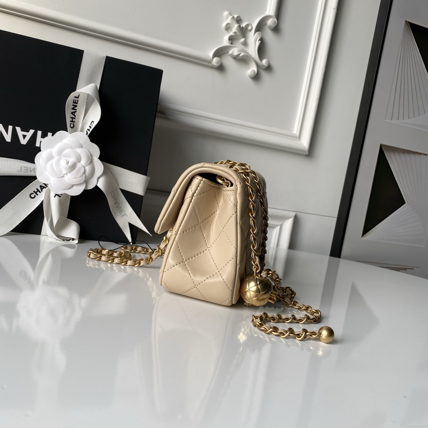 Ch**el MINI FLAP BAG 12×20×6 cm