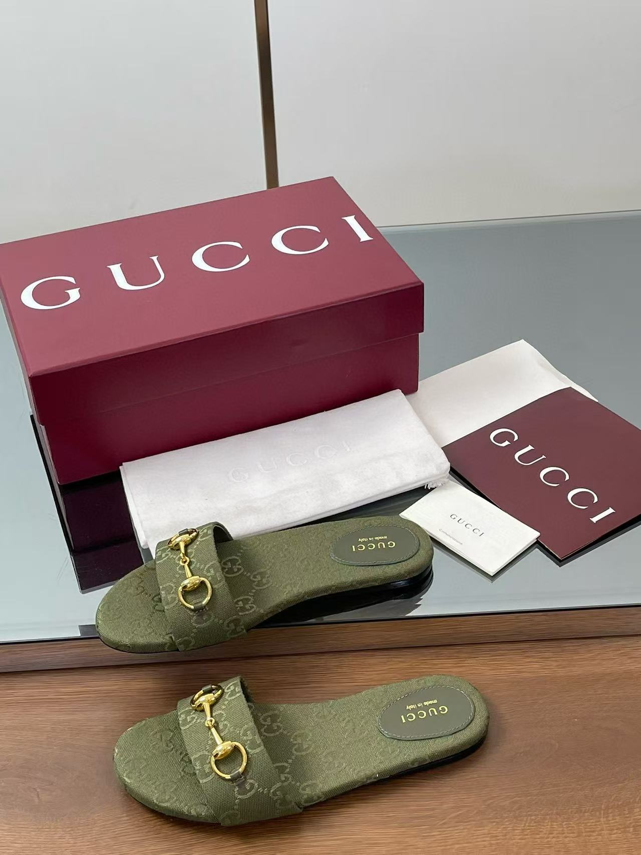 UA Gvc*1 slide sandal with Horsebit