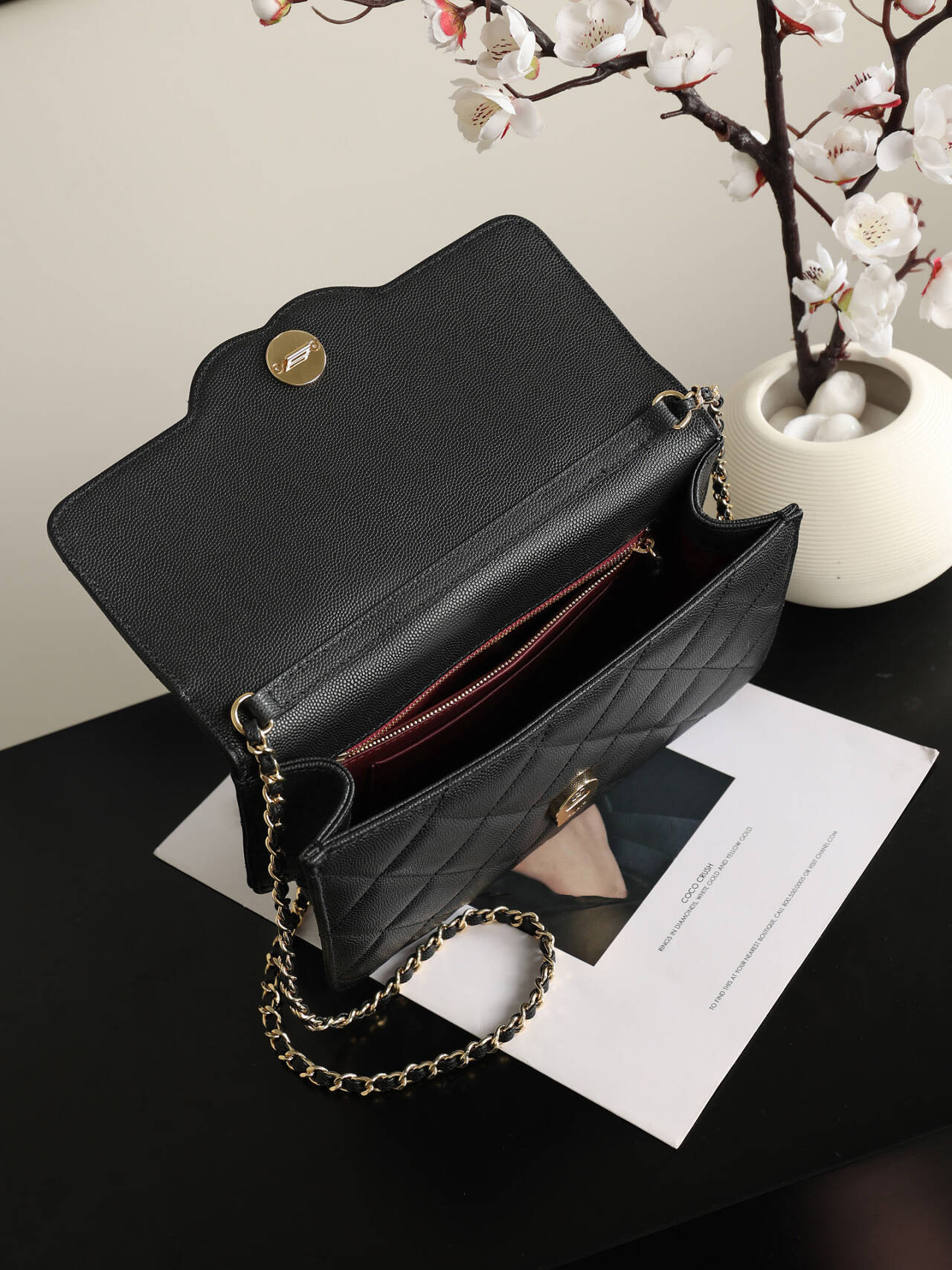 Ch**el Flap Bag AS6554 16x24x5cm
