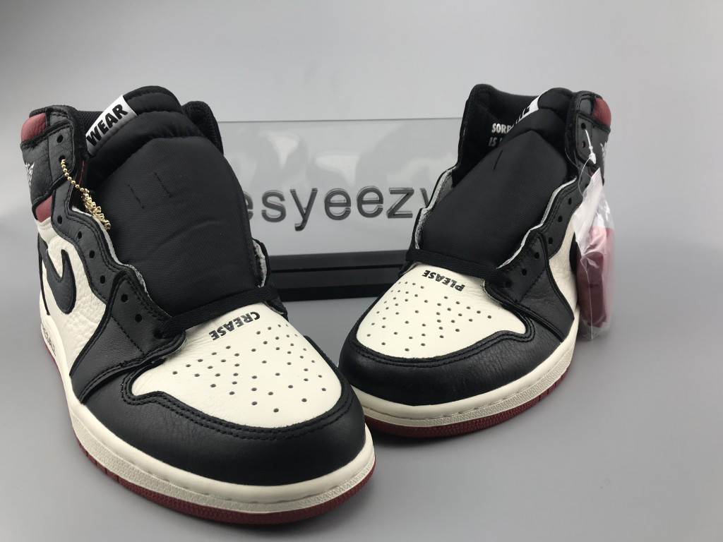 UA AIR JORDAN 1 RETRO HIGH OG NRG NOT FOR RESALE BLACK BRED