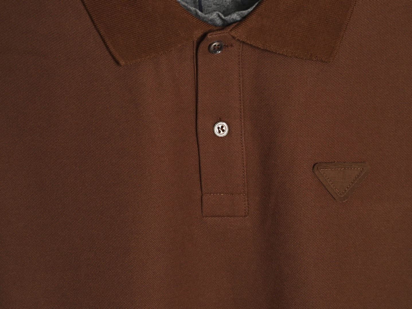 Pra*a Long-sleeved Polo Shirt