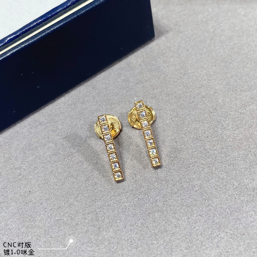 Chopard Full D1am0nd Bar Earrings