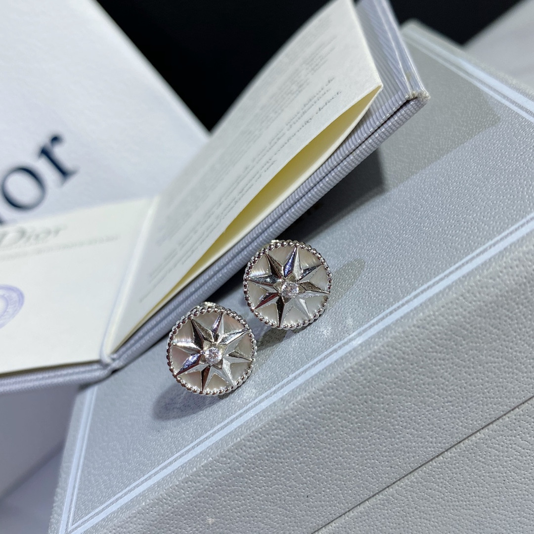 D10r compass Stud Earrings