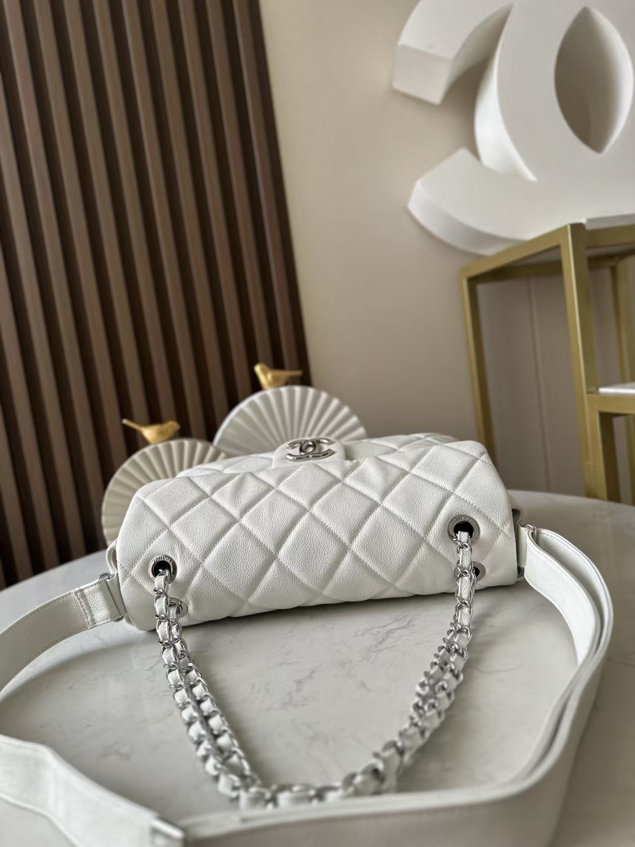 Ch**el Flap Bag AS3372 34x22x10cm
