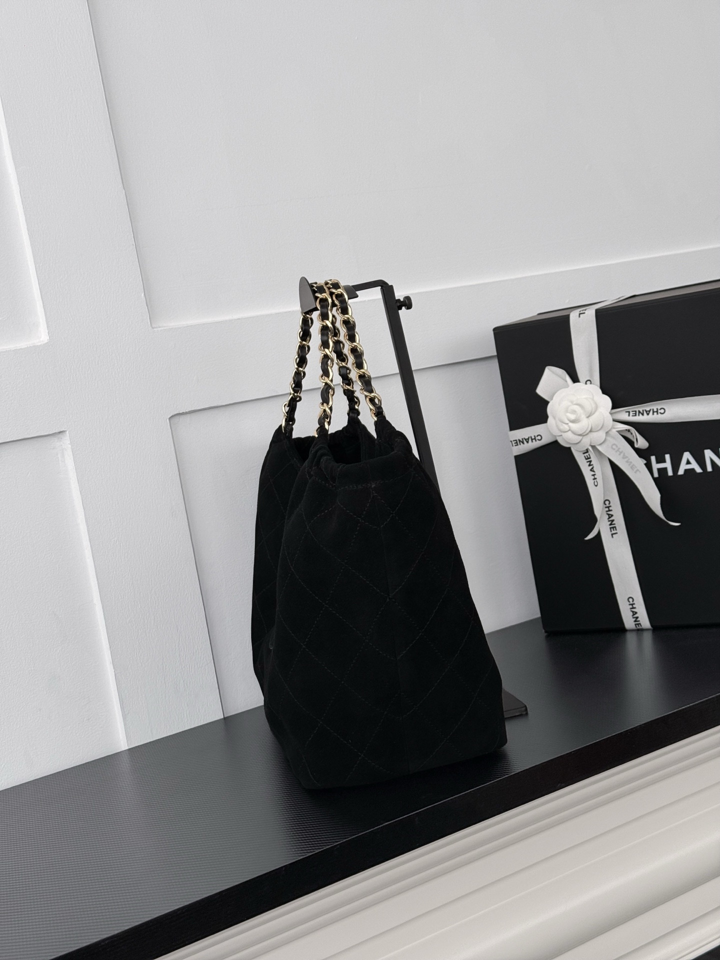 Ch**el Shopping Bag AS6474 BotT0m Length 32 cm, Center Height 22 cm, Side Height 28 cm, Opening Length 49 cm, BotT0m Width 14 cm
