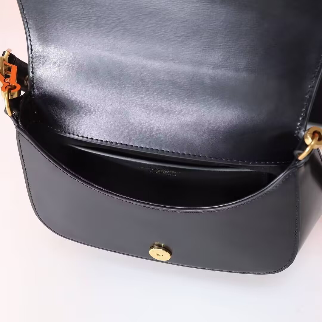 Y51 VOLTAIRE TOP HANDLE in BOX Sa1nt Lau*nt 17.5x21x8cm