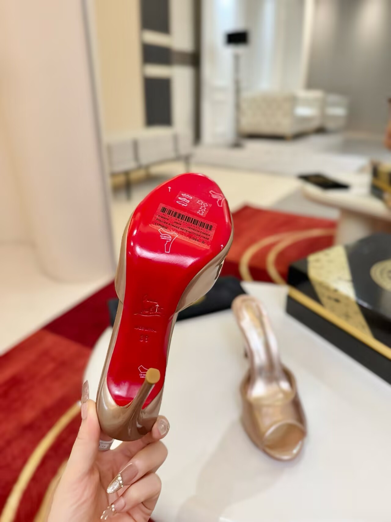 UA Chr1st1an Louboutin Me Dolly Mules
