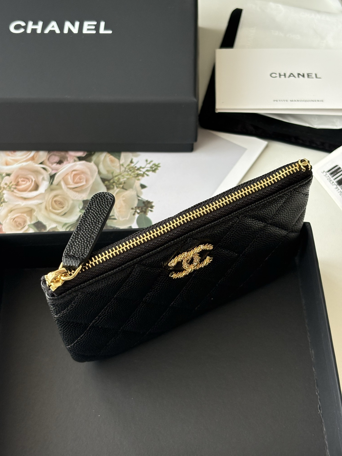 Ch**el Classic Zipped Pouch AS5075 14x9.5cm