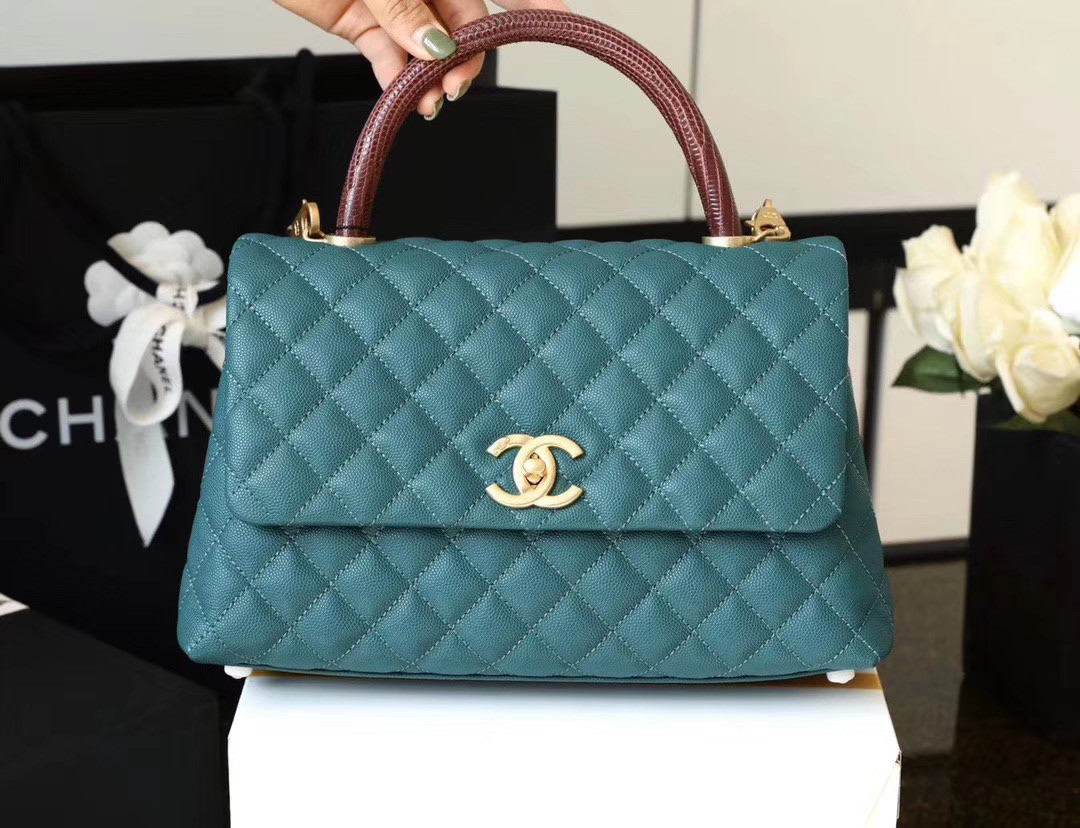 Ch**el coco handle handbag