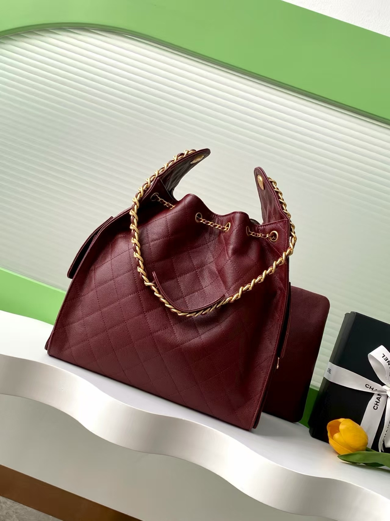 Ch**el 25C Bucket BAG 40x30x15cm