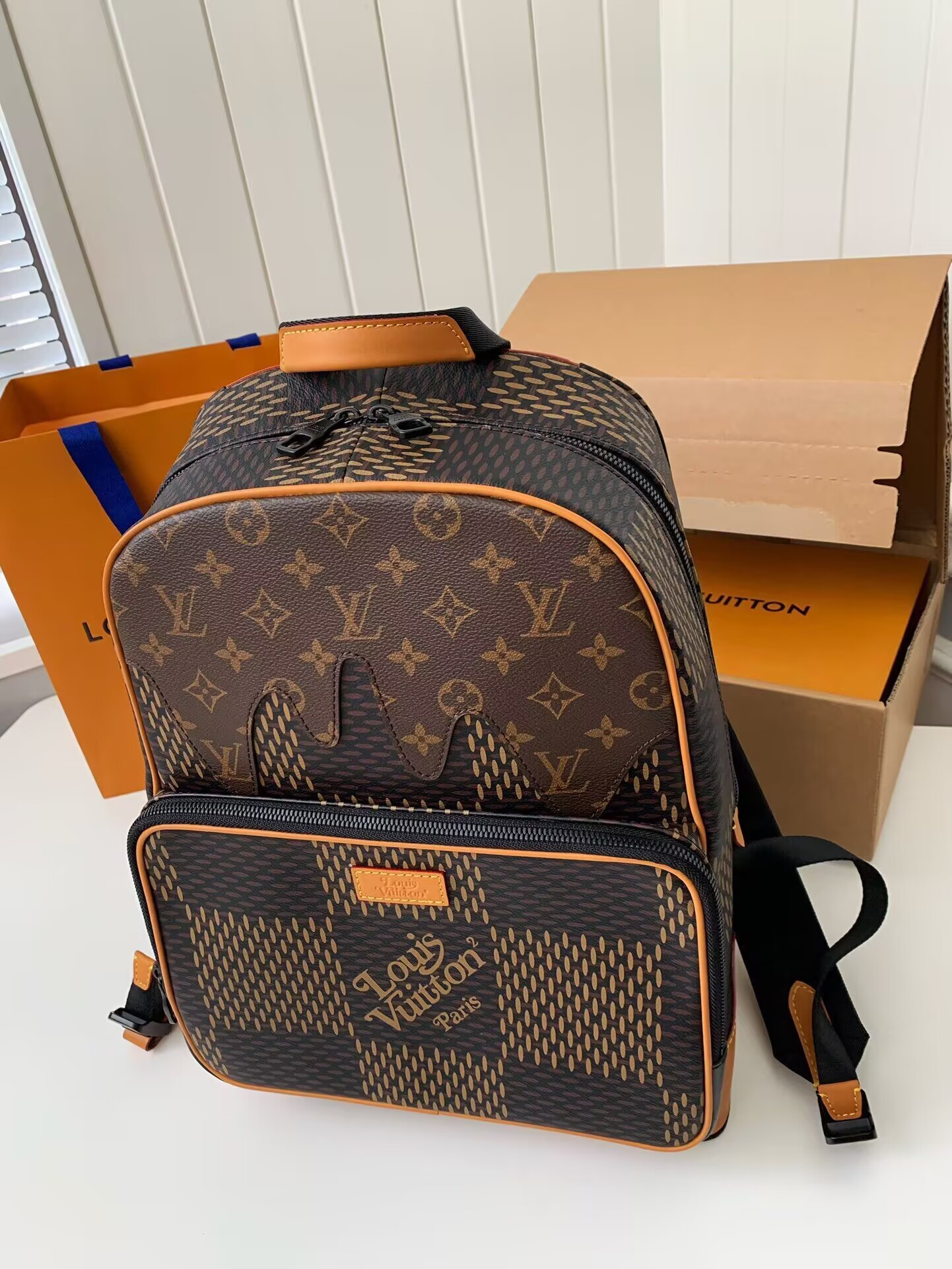 LV NIGO CAMPUS BACKPACK N40380 30×39×13cm