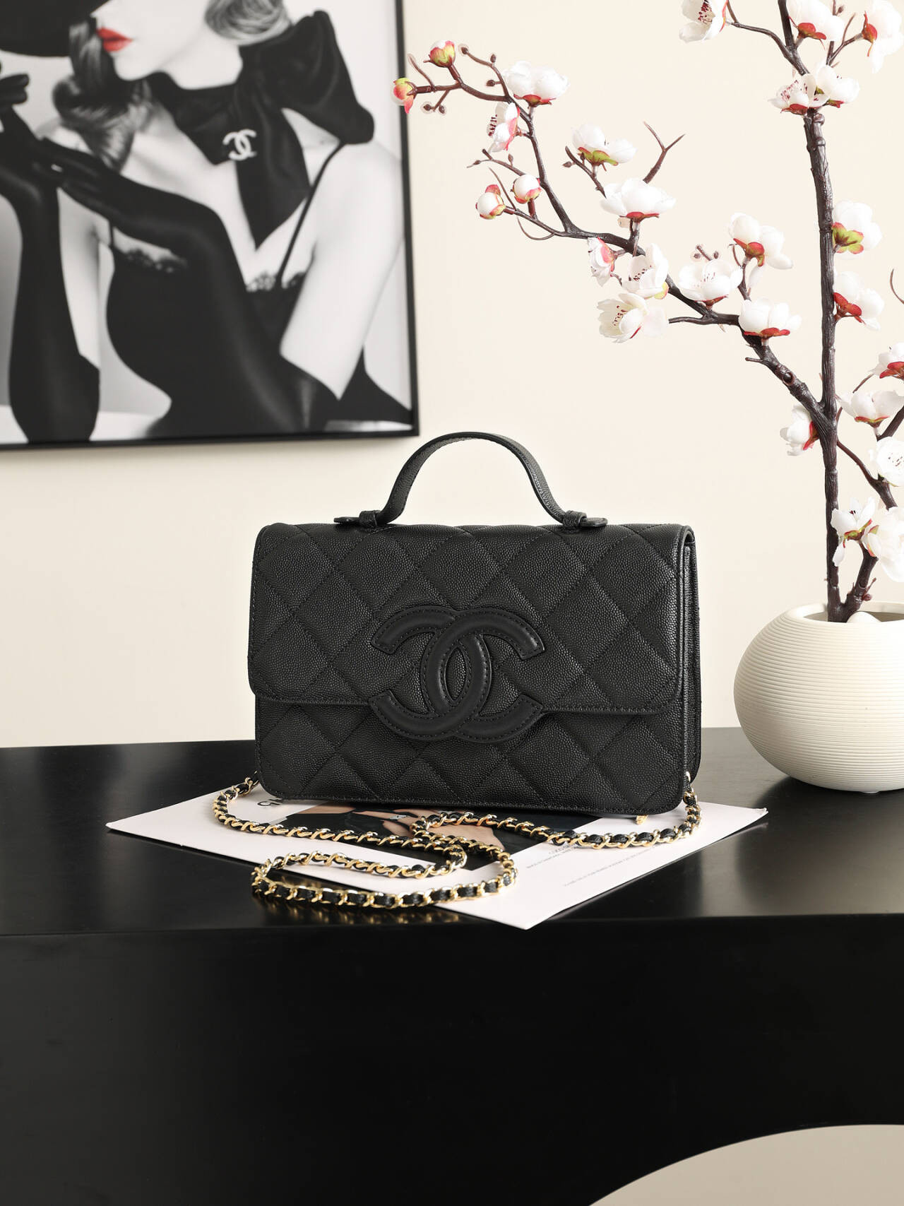 Ch**el Flap Bag AS6554 16x24x5cm