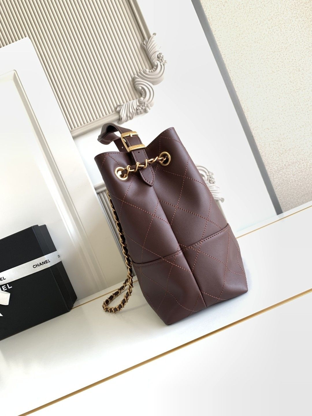 Ch**el Small Shopping Bag AS5634 24x36x14cm