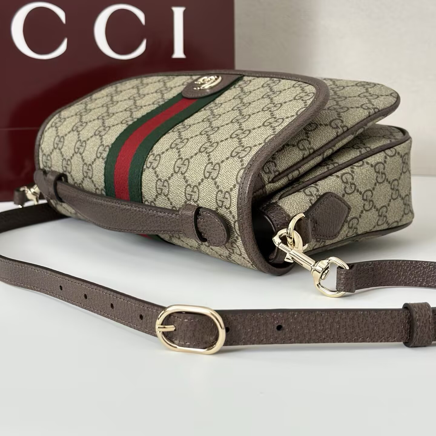 Gvc*1 Ophidia Medium Top Handle Bag 24x11.5x17.5cm